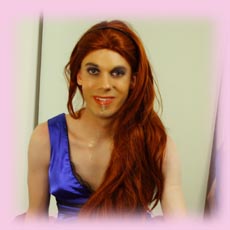 Crossdresser with Cum on her Face